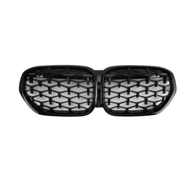 Autoersatz Grilleinsätze Auto-Tuning-Frontgrill In Glänzendem Schwarz Für X1 F48 SUV SDrive18i SDrive20i XDrive20i 2020-2022 Kühlergrill Doppelsteg von ORBANA