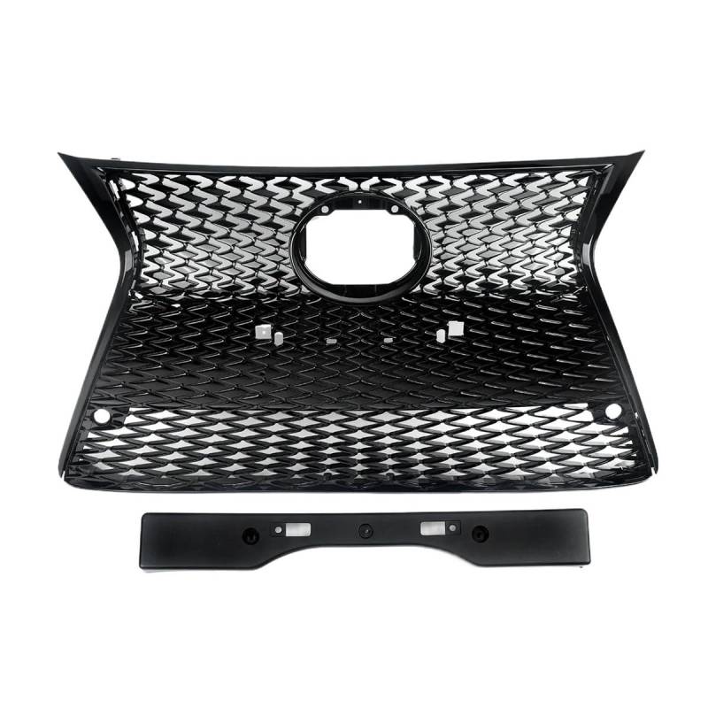 Autoersatz Grilleinsätze Frontstoßstange Oberer Unterer Grill Für Lexus IS250 IS350 F Sport 2014-2016 Frontstoßstangengrill Autoteile Body Kit Kühlergrill Doppelsteg von ORBANA