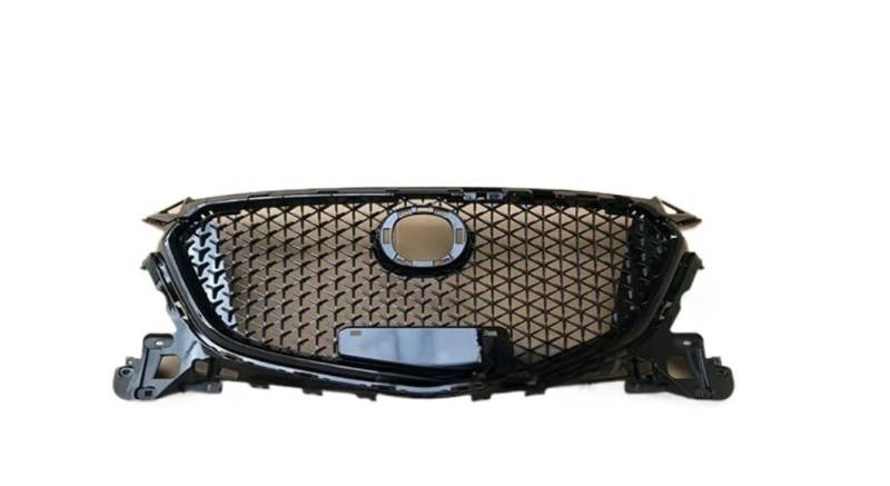 Autoersatz Grilleinsätze Für Axela 2014-2016 Frontstoßstangengrill Grill Honeycomb Body Kit Autozubehör Auto-Frontgrill-Netzeinsätze Zierabdeckung Kühlergrill Doppelsteg von ORBANA