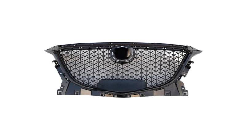 Autoersatz Grilleinsätze Für Axela 2014-2016 Frontstoßstangengrill Grill Honeycomb Body Kit Autozubehör Auto-Frontgrill-Netzeinsätze Zierabdeckung Kühlergrill Doppelsteg von ORBANA