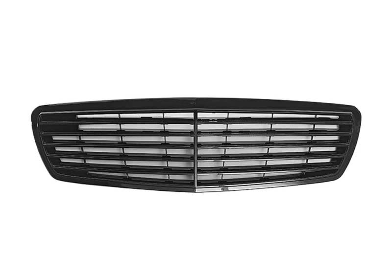 Autoersatz Grilleinsätze Glänzend Schwarzer Frontgrill Für E-Klasse W211 E320 E350 E500 E63 2003–2009. Stoßstangengitter Kühlergrill Doppelsteg von ORBANA