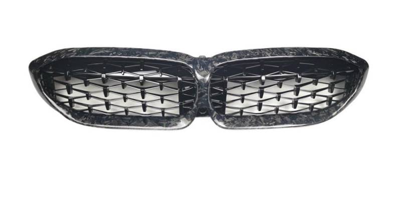 Autoersatz Grilleinsätze Pre-Lci-Kühlergrill Aus Geschmiedetem Kohlefaser Für 3er G20 G21 318i 320i 330i M340i 330d M340d 2019–2022 Kühlergrill Doppelsteg von ORBANA