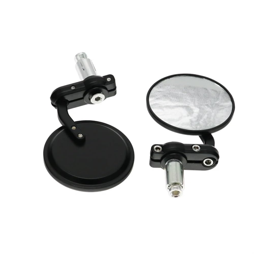 Rückseitenspiegel 1 Paar Universal Motorrad Spiegel Aluminium Schwarz 22mm Griff Bar End Rearview Außenspiegel Motor Zubehör Rückseitenspiegel 1 Paar Universal Motorrad Spiegel Aluminium Schwarz 22mm Griff Bar End Rearview Außenspiegel Motor Zubehör von ORBANA