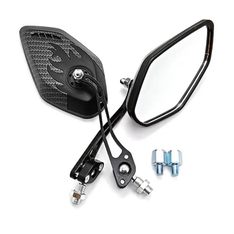 Rückseitenspiegel 2 STÜCKE Universal 8mm 10mm Motorradspiegel Rearview Außenspiegel Für Für Für Roller Off-Road von ORBANA