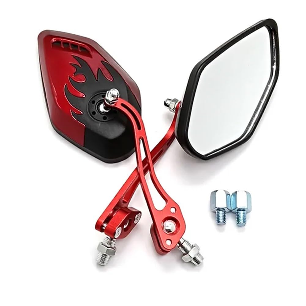 Rückseitenspiegel 2 STÜCKE Universal 8mm 10mm Motorradspiegel Rearview Außenspiegel Für Für Für Roller Off-Road Rückseitenspiegel 2 STÜCKE Universal 8mm 10mm Motorradspiegel Rearview Außenspiegel Für Für Für Roller Off-Road von ORBANA