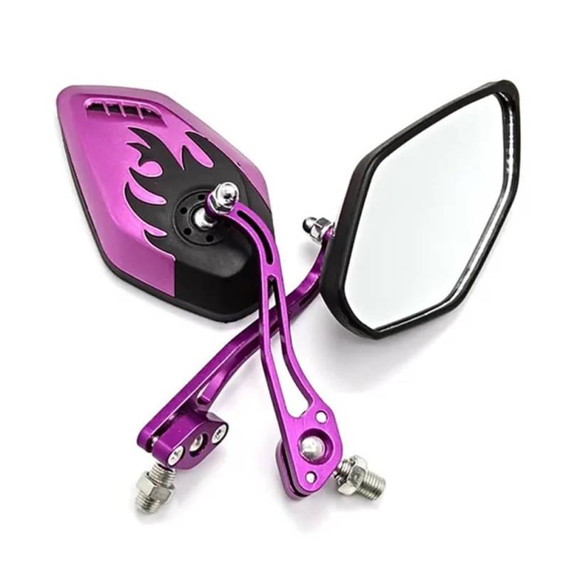 Rückseitenspiegel 2 STÜCKE Universal 8mm 10mm Motorradspiegel Rearview Außenspiegel Für Für Für Roller Off-Road von ORBANA