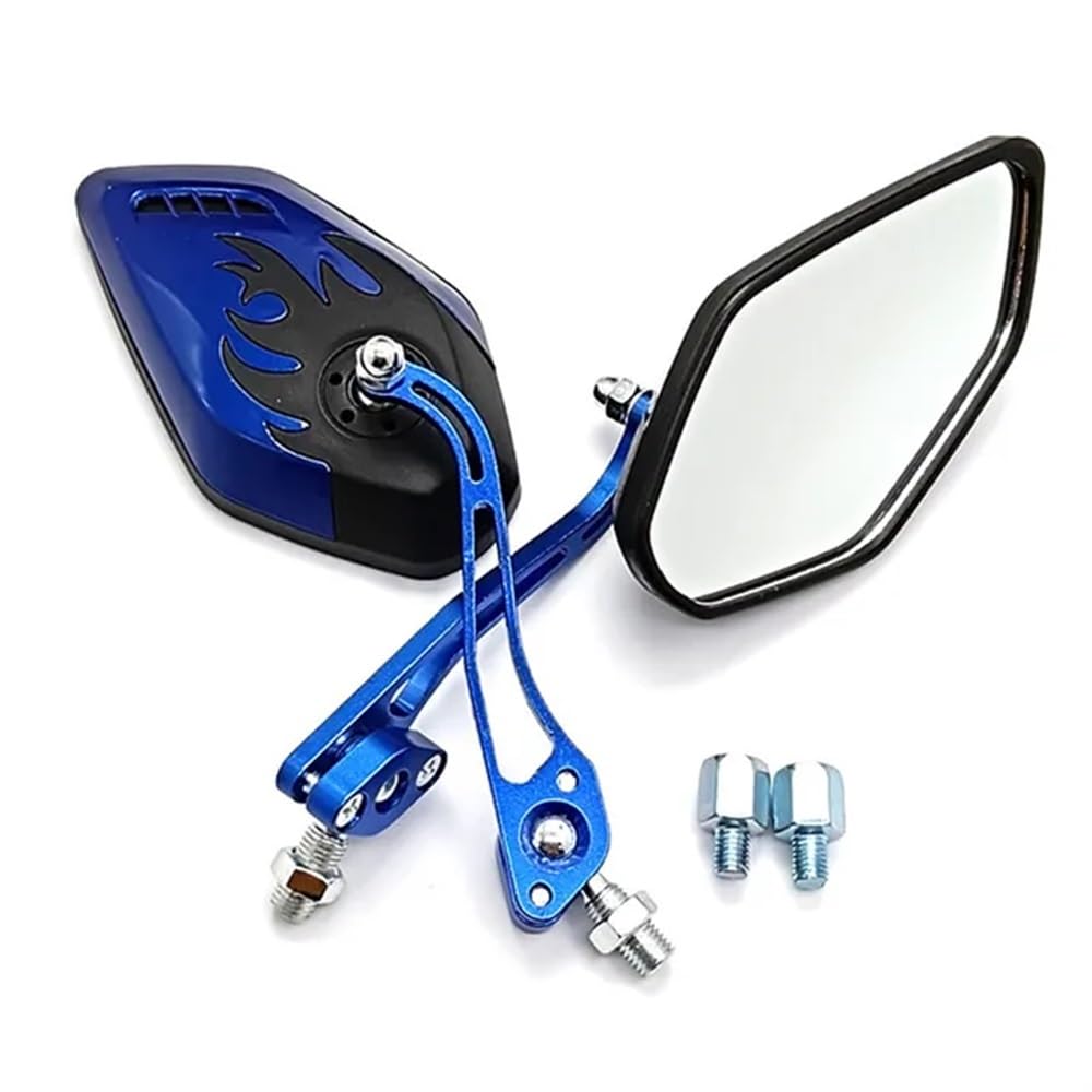 Rückseitenspiegel 2 STÜCKE Universal 8mm 10mm Motorradspiegel Rearview Außenspiegel Für Für Für Roller Off-Road Rückseitenspiegel 2 STÜCKE Universal 8mm 10mm Motorradspiegel Rearview Außenspiegel Für Für Für Roller Off-Road von ORBANA
