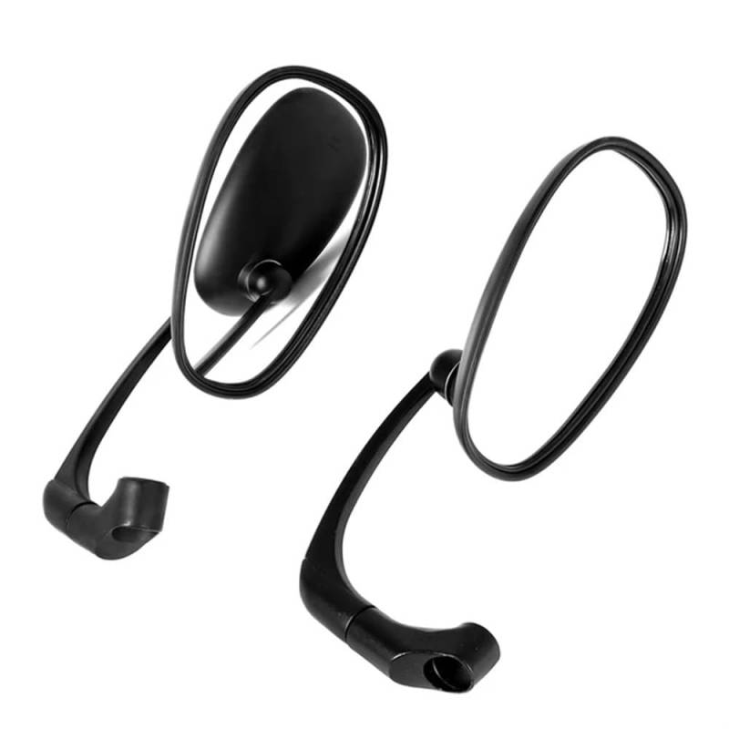 Rückseitenspiegel 8mm 10mm Motorrad Retro Oval Rearview Außenspiegel L-Bar Aluminium Motorrad Zubehör Für Für von ORBANA