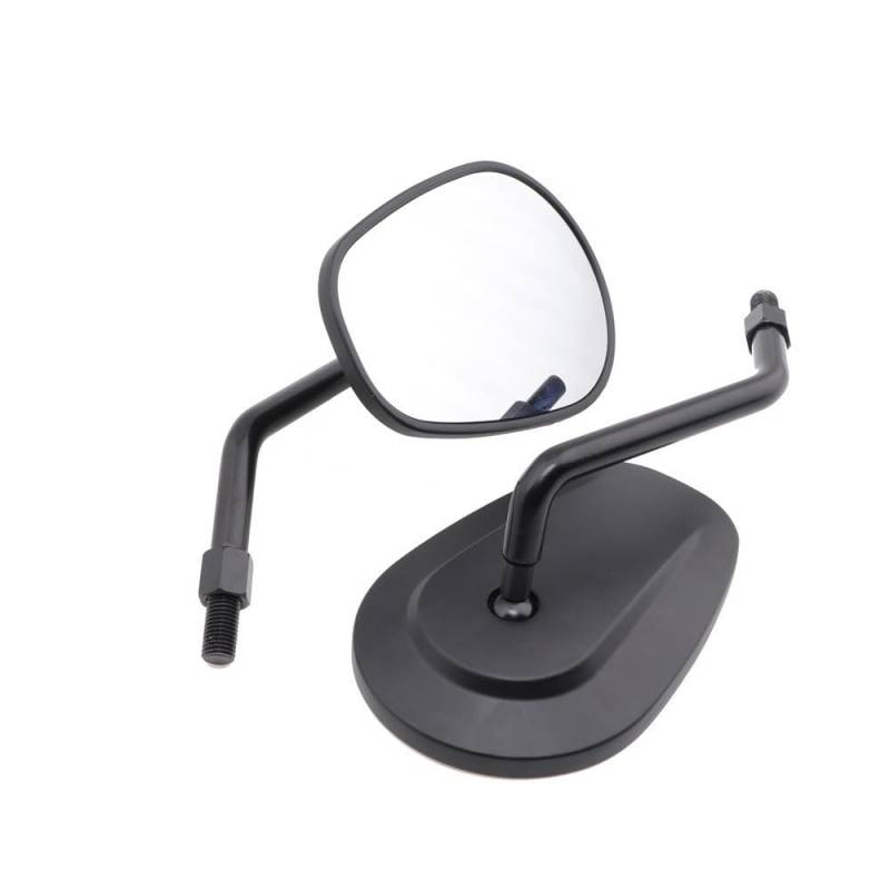 Rückseitenspiegel Motorrad 8mm 10mm Schwarz Aluminium Oval Rückspiegel Außenspiegel Für Rebel CMX 300 500 2017-2021 von ORBANA