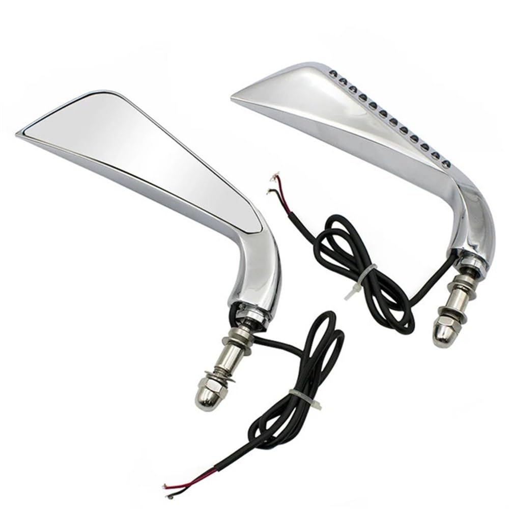 Rückseitenspiegel Motorrad Rearview Außenspiegel mit fließenden Wasser Blinker Blinker Lichter Anzeige für Rückseitenspiegel Motorrad Rearview Außenspiegel mit fließenden Wasser Blinker Blinker Lichter Anzeige für von ORBANA