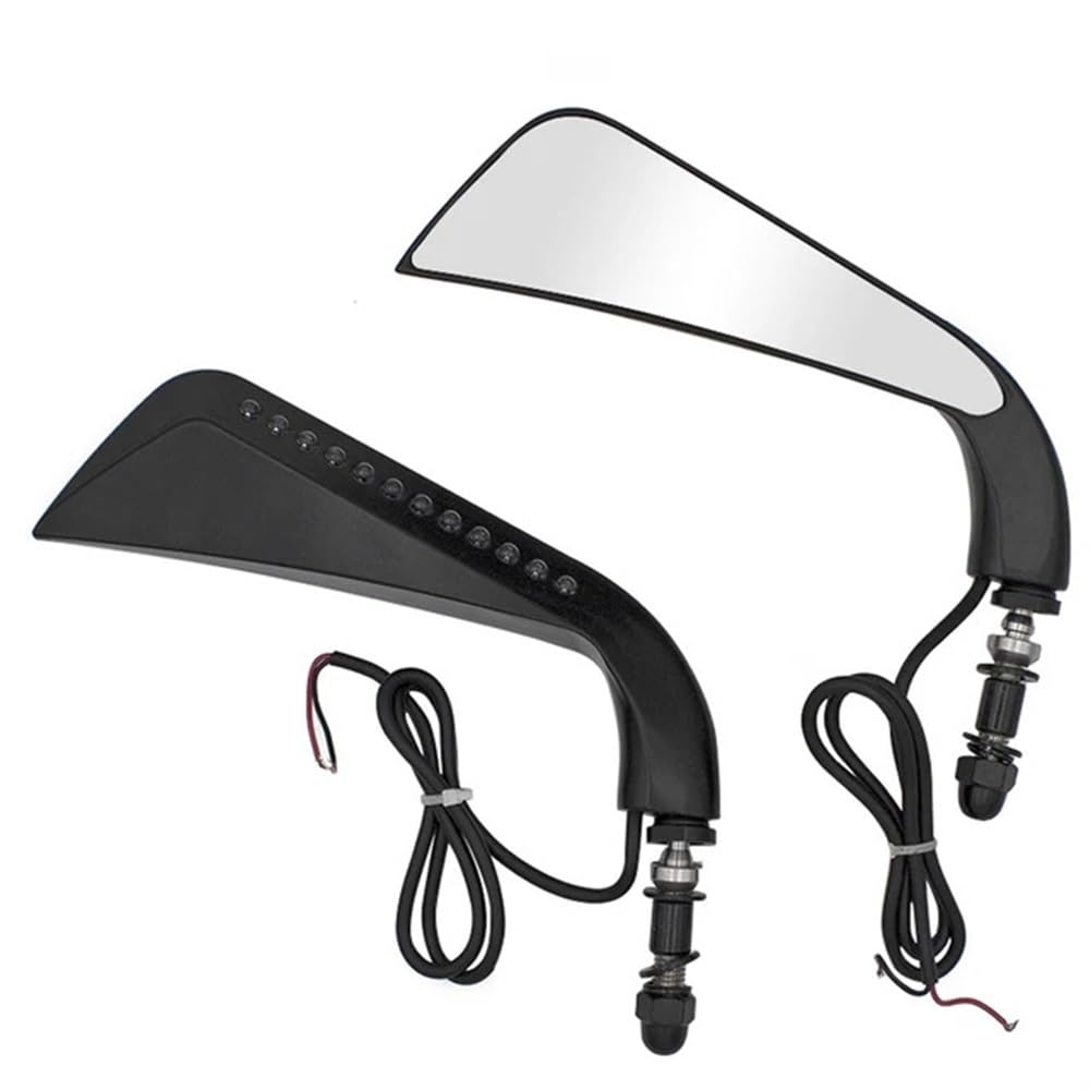 Rückseitenspiegel Motorrad Rearview Außenspiegel mit fließenden Wasser Blinker Blinker Lichter Anzeige für Rückseitenspiegel Motorrad Rearview Außenspiegel mit fließenden Wasser Blinker Blinker Lichter Anzeige für von ORBANA