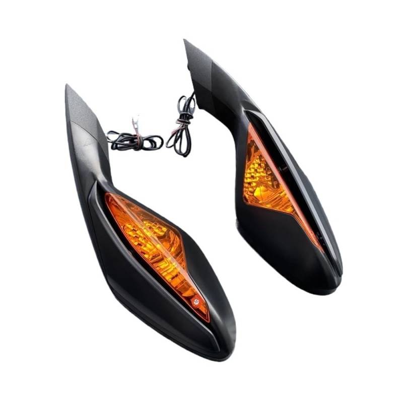 Rückseitenspiegel Motorrad Rückspiegel Außenspiegel mit Blinker Licht Für MV Für Agusta F3 675 800 2012 2013 2014 2015 Motorrad Rückspiegel von ORBANA