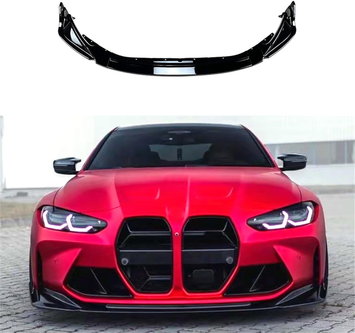 Auto Frontspoiler,kompatibel mit BMW M3 M4 G80 G82 2021 2022 2023+,Autozubehör Auto Frontspoiler,kompatibel mit BMW M3 M4 G80 G82 2021 2022 2023+,Autozubehör von ORBHES