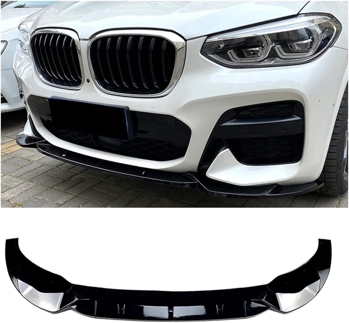 Auto Frontspoiler,kompatibel mit BMW X3 G01 X4 G02 M-Sport 2018 2019 2020 2021,Autozubehör Auto Frontspoiler,kompatibel mit BMW X3 G01 X4 G02 M-Sport 2018 2019 2020 2021,Autozubehör von ORBHES