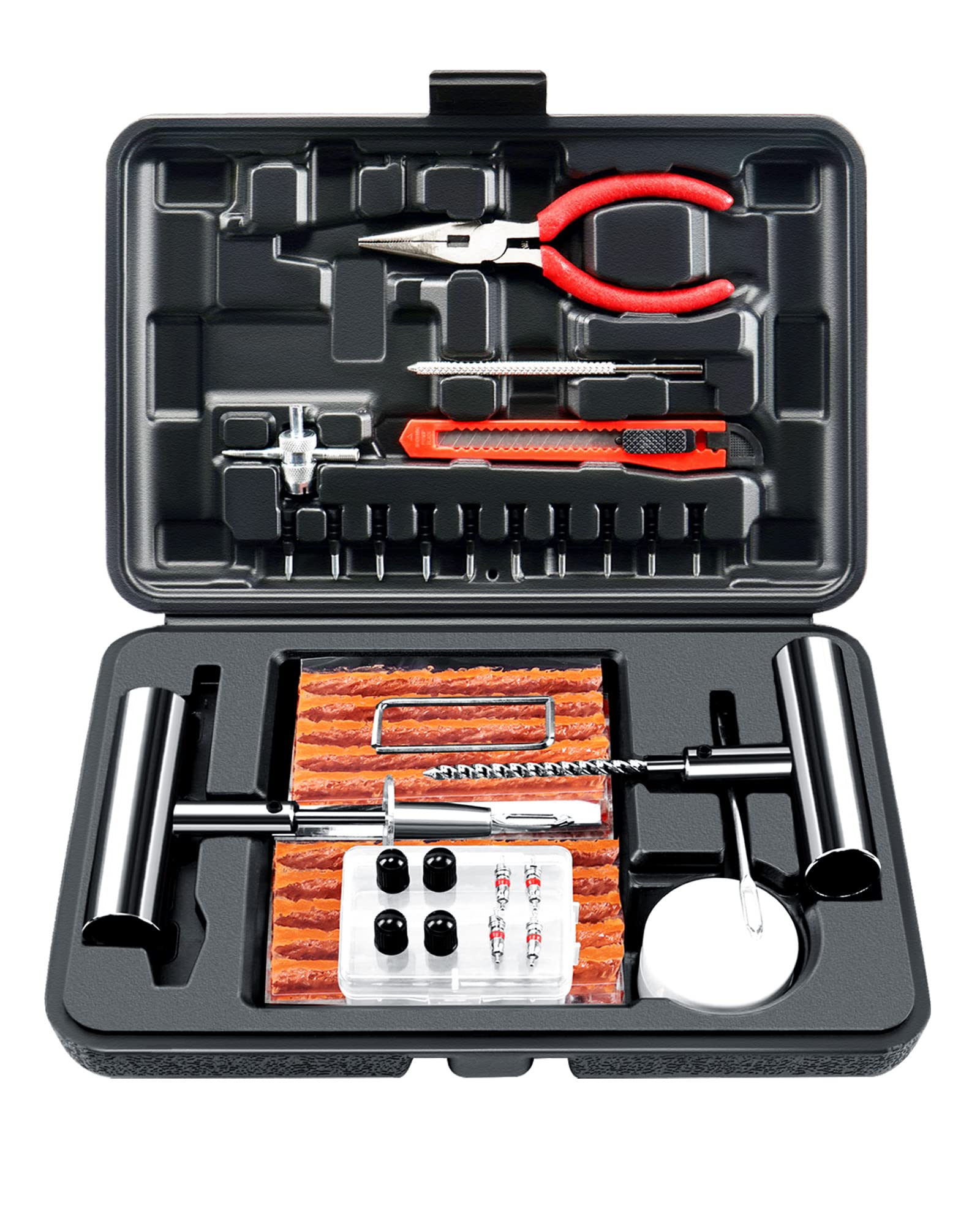 ORCISH 70-teiliges Reifenreparatur-Set, robuste Reifenstecker-Kit, Reifenflicken-Kits, Flickenreparatur-Set von ORCISH