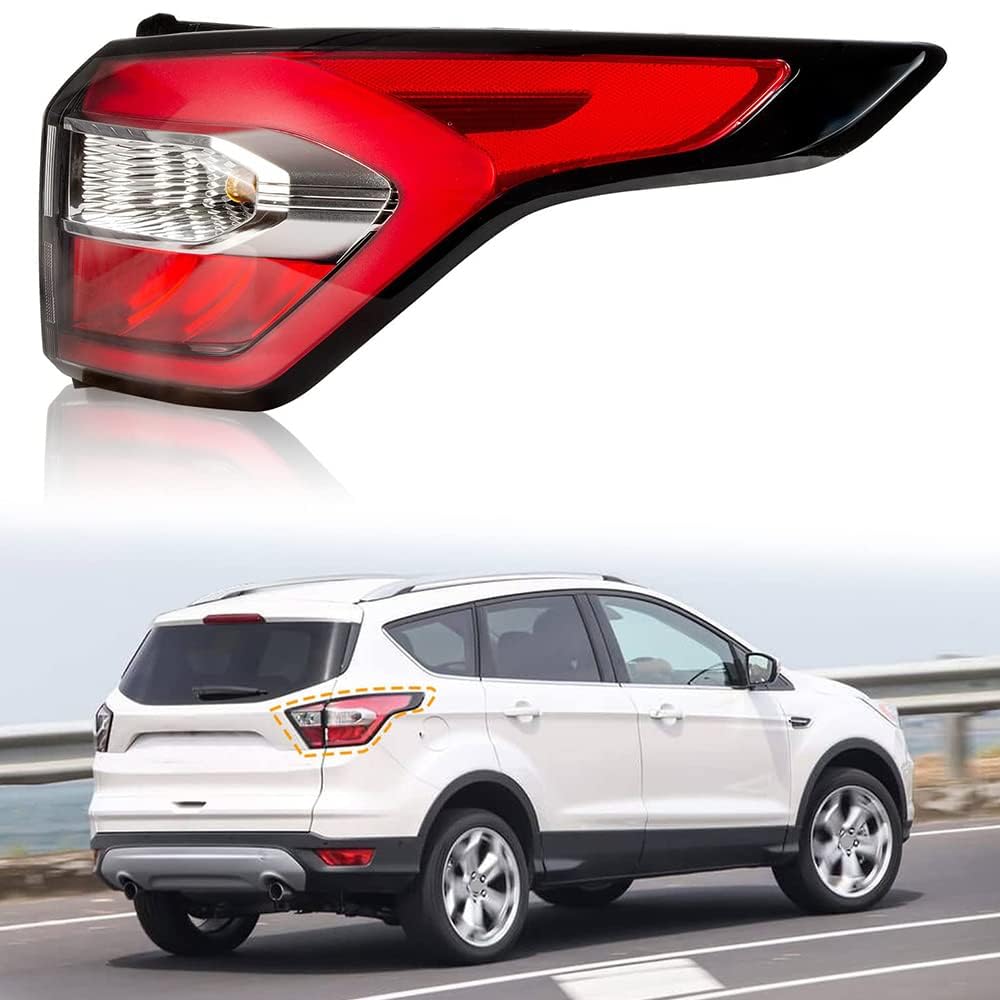 2 Pack Rücklicht Heckleuchte Rückleuchte für Ford Kuga 2017 2018 2019, Auto Heckklappe Rückleuchten Linke Rechte Rücklichter Rücklicht-Montage Autoteile,right-outside 2 Pack Rücklicht Heckleuchte Rückleuchte für Ford Kuga 2017 2018 2019, Auto Heckklappe Rückleuchten Linke Rechte Rücklichter Rücklicht-Montage Autoteile,right-outside von ORCOW