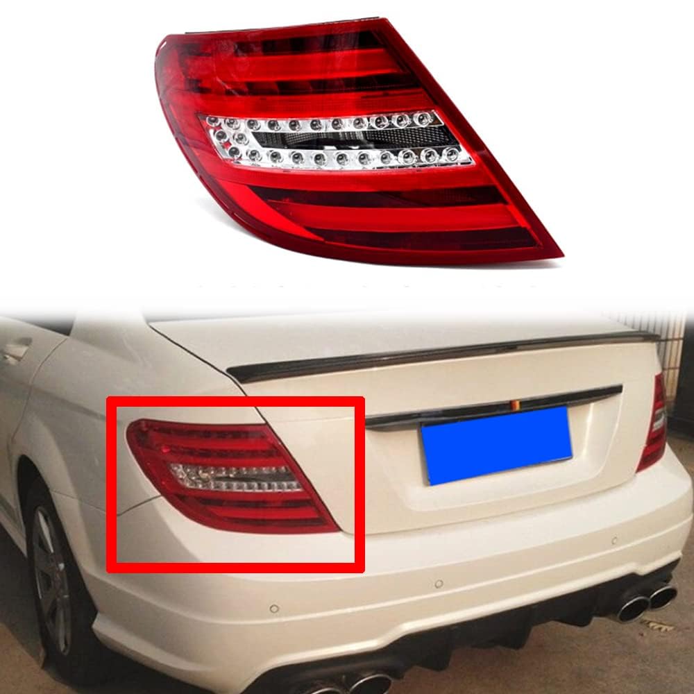ORCOW 1 Pack Rücklicht Heckleuchte Rückleuchte für Benz W204 C200/C260/C300 2008 2009 2010, Auto Heckklappe Rückleuchten Linke Rechte Rücklichter Rücklicht-Montage Autoteile,left-1pcs ORCOW 1 Pack Rücklicht Heckleuchte Rückleuchte für Benz W204 C200/C260/C300 2008 2009 2010, Auto Heckklappe Rückleuchten Linke Rechte Rücklichter Rücklicht-Montage Autoteile,left-1pcs von ORCOW