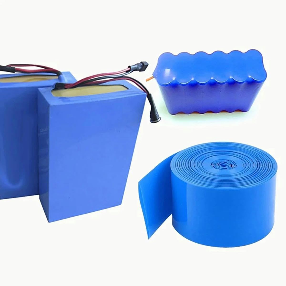 2M Schrumpfschlauch Blau Schrumpfverpackung Schrumpfschlauch 18650 Batterie-Isolierhülse-320mm 2M Schrumpfschlauch Blau Schrumpfverpackung Schrumpfschlauch 18650 Batterie-Isolierhülse-320mm von ORGEFY