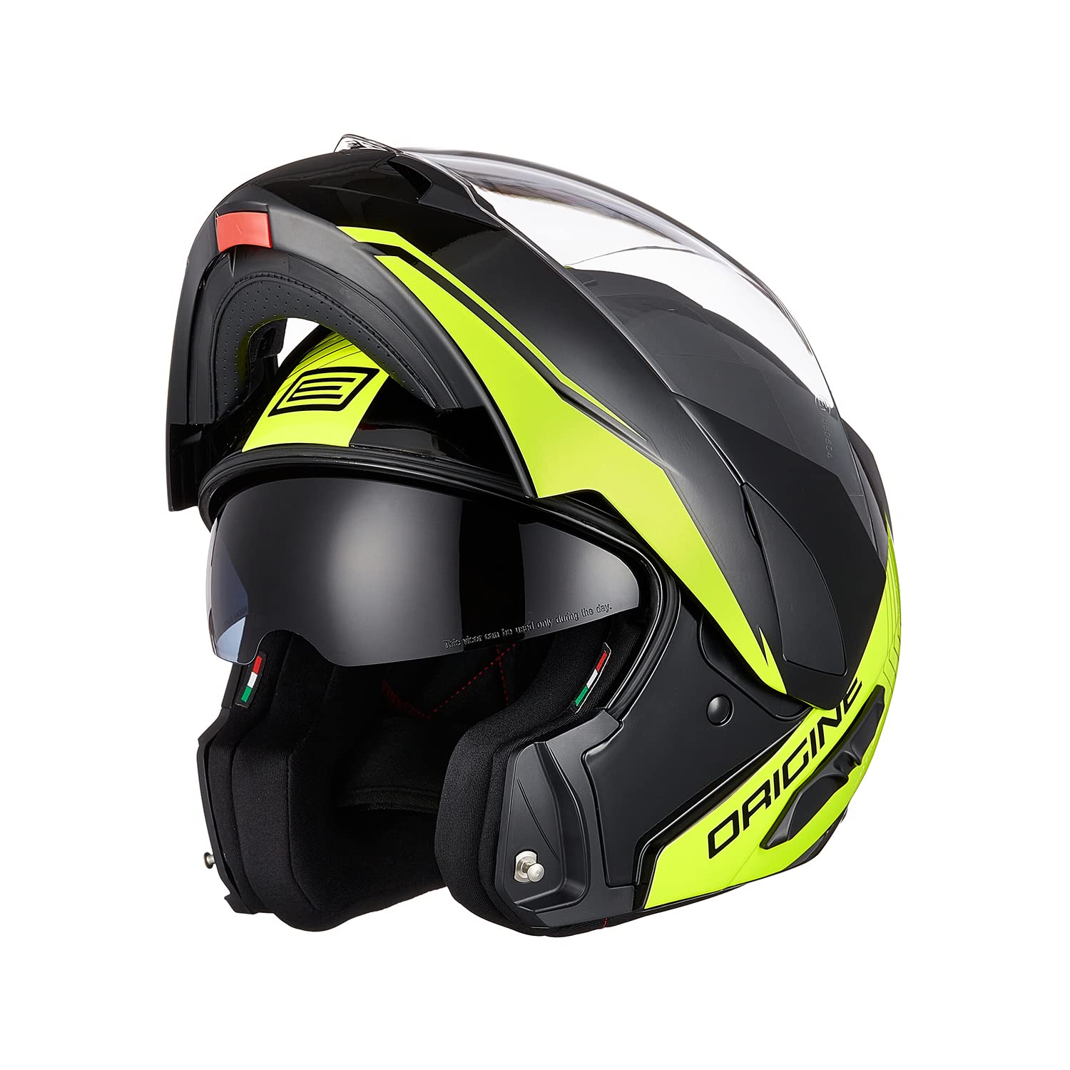 ORIGINE Modularer Motorrad-Integralhelm mit hochklappbarem Doppelvisier, ECE-geprüft ORIGINE Modularer Motorrad-Integralhelm mit hochklappbarem Doppelvisier, ECE-geprüft von ORIGINE