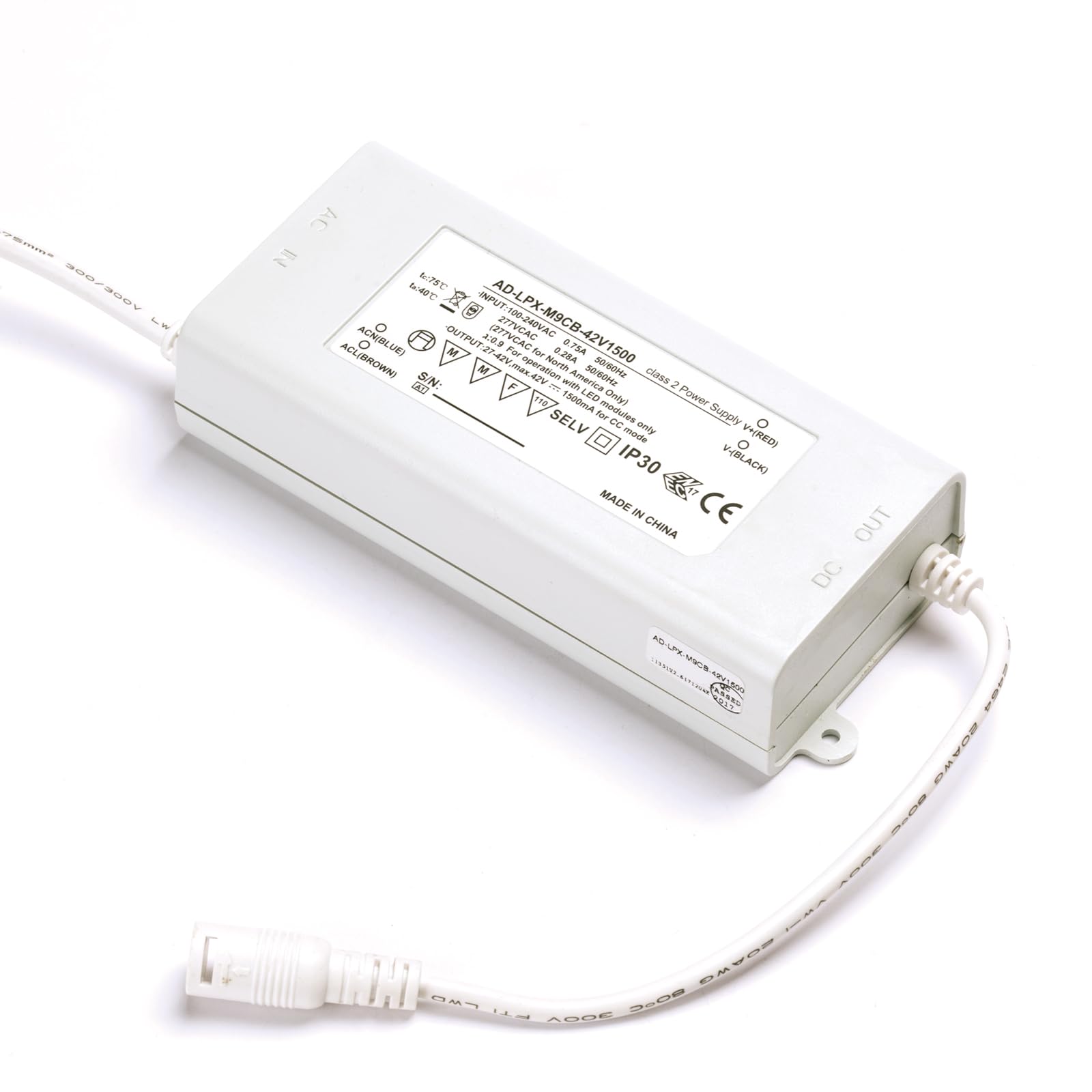 LED Driver 63W 27-42V 1500mA AD-LPX-M9CB-42V1500 LED POWER SUPPLY Treiber von ORION LIGHTSTYLE