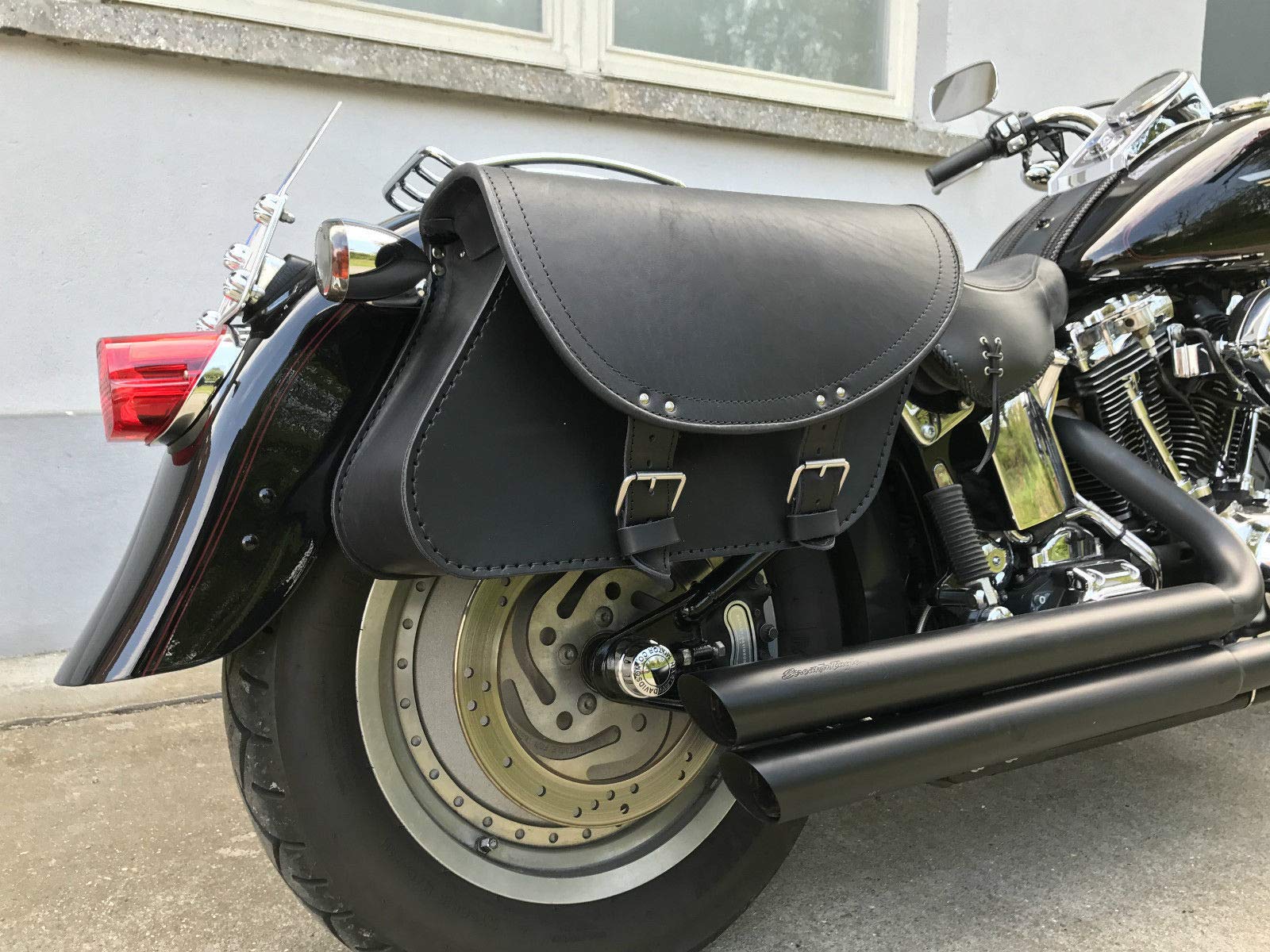 ORLETANOS Basic Bags Black Satteltaschen Set kompatibel mit Harley Davidson Taschen Koffer Seitentaschen Leder Fatbob Boy Breakout Chopper Custom Heritage HD groß Seitenkoffer Marke ORLETANOS Basic Bags Black Satteltaschen Set kompatibel mit Harley Davidson Taschen Koffer Seitentaschen Leder Fatbob Boy Breakout Chopper Custom Heritage HD groß Seitenkoffer Marke von ORLETANOS