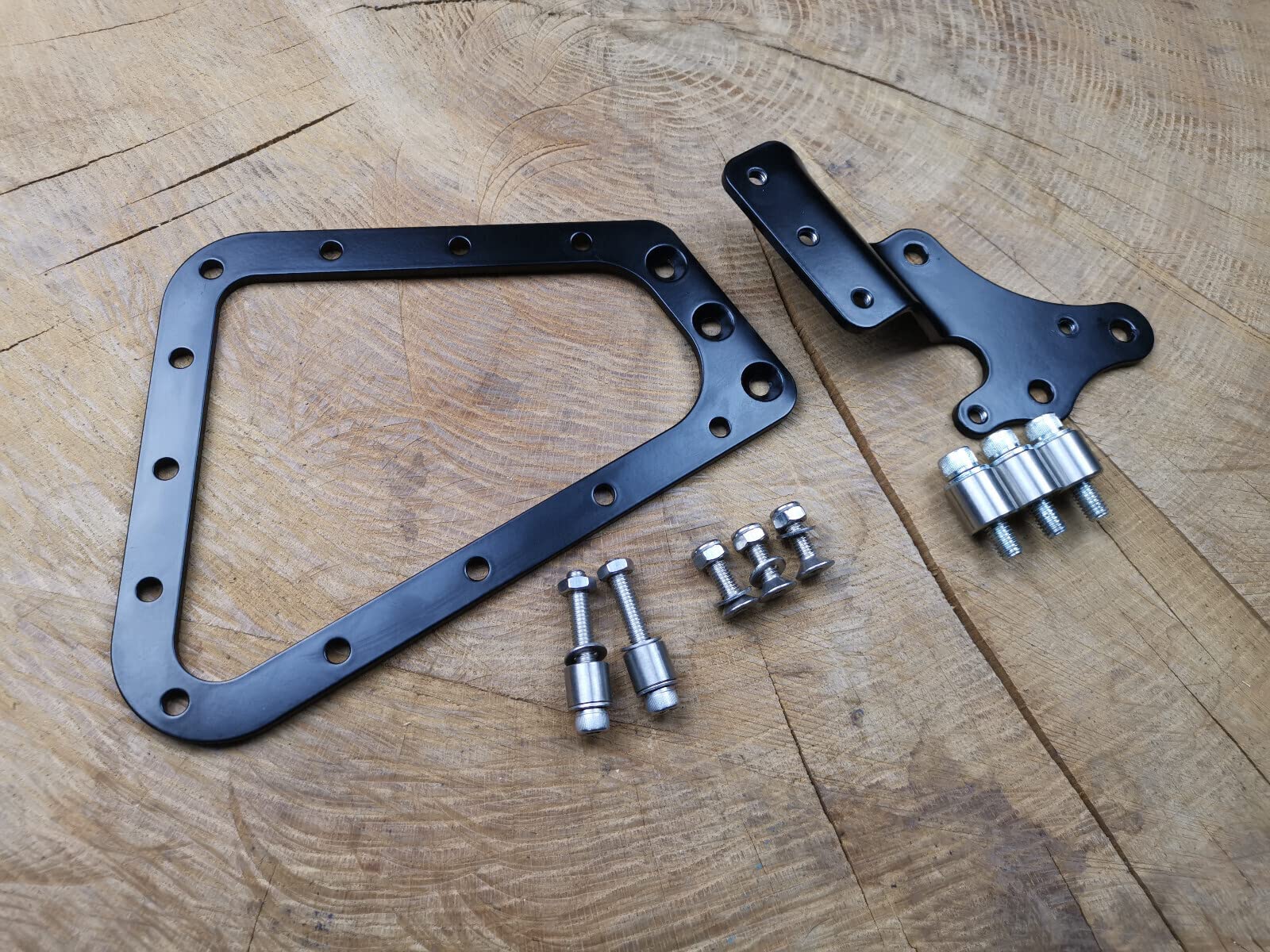 ORLETANOS Seitentaschenhalter kompatibel für Harley Davidson Sportster ab Bj. 2004 mit ABS rechte Seite Forty Eight Nightster (Keine XR) 883 Roadster Superlow 1200 Custom Iron883 Hugger Bobber Sevent von ORLETANOS