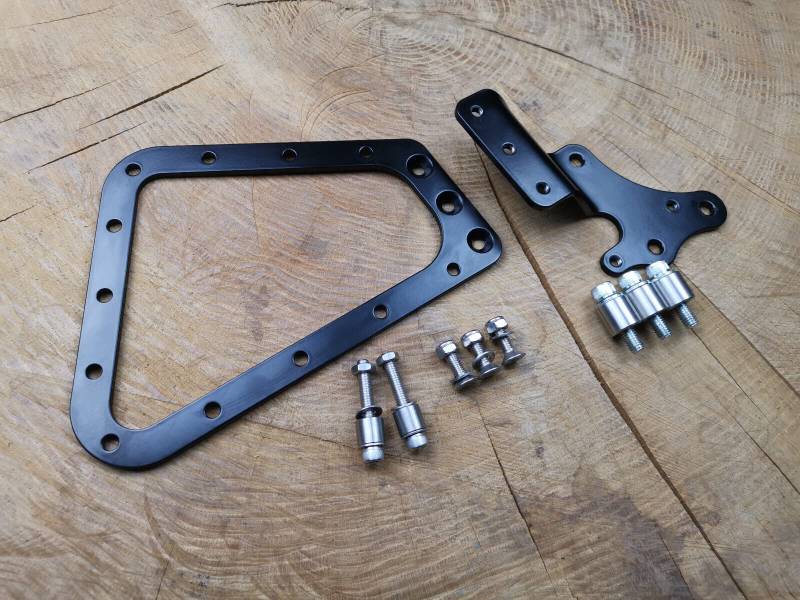 ORLETANOS Seitentaschenhalter kompatibel für Harley Davidson Sportster ab Bj. 2004 mit ABS rechte Seite Forty Eight Nightster (Keine XR) 883 Roadster Superlow 1200 Custom Iron883 Hugger Bobber Sevent von ORLETANOS
