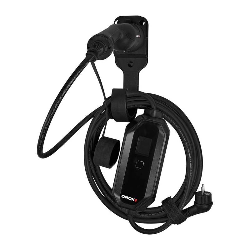 OROK - Ladegerät für Elektrofahrzeuge Typ 2-16A 230V - Leistung 3,7kW - Kabel 5m - IP65 von OROK