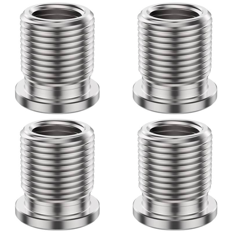 OROMYO 4pcs Zündkerze Einsatz 14mm Zündkerzenanschluss Einsatzwerkzeugsatz Ersatz Zündkerzengewinde Einsätze mit Triton 4.6L 5.4L 6,8 V-10 Dual-Valve-Motoren von OROMYO