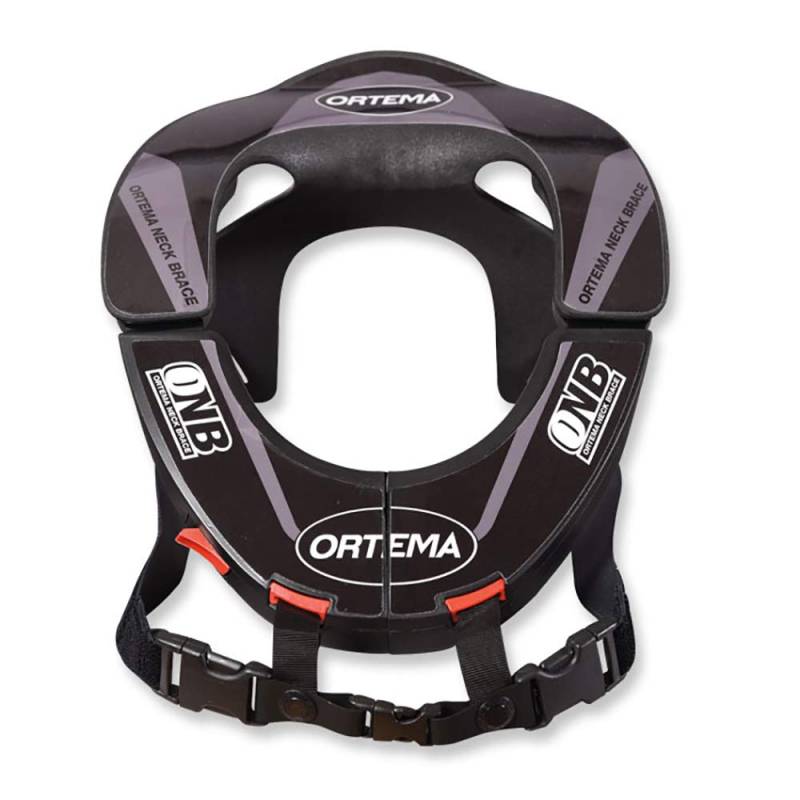 ORTEMA ONB Neck Brace (Gr.L schwarz) Design K4 - Nackenschutz - aus Hochleistungskunststoff und mit Sicherheits-Schnellverschluss von ORTEMA