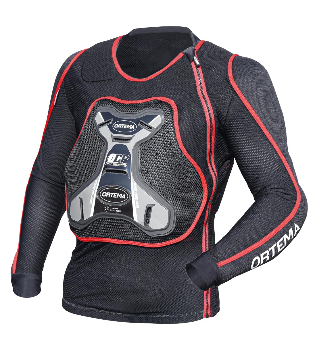 ORTEMA ORTHO-MAX Jacket DUO - Protektorenjacke für den optimalen Rundumschutz - Schützt die Wirbelsäule, Brust, Schultern und Ellenbogen - Motocross/Enduro (L) von ORTEMA