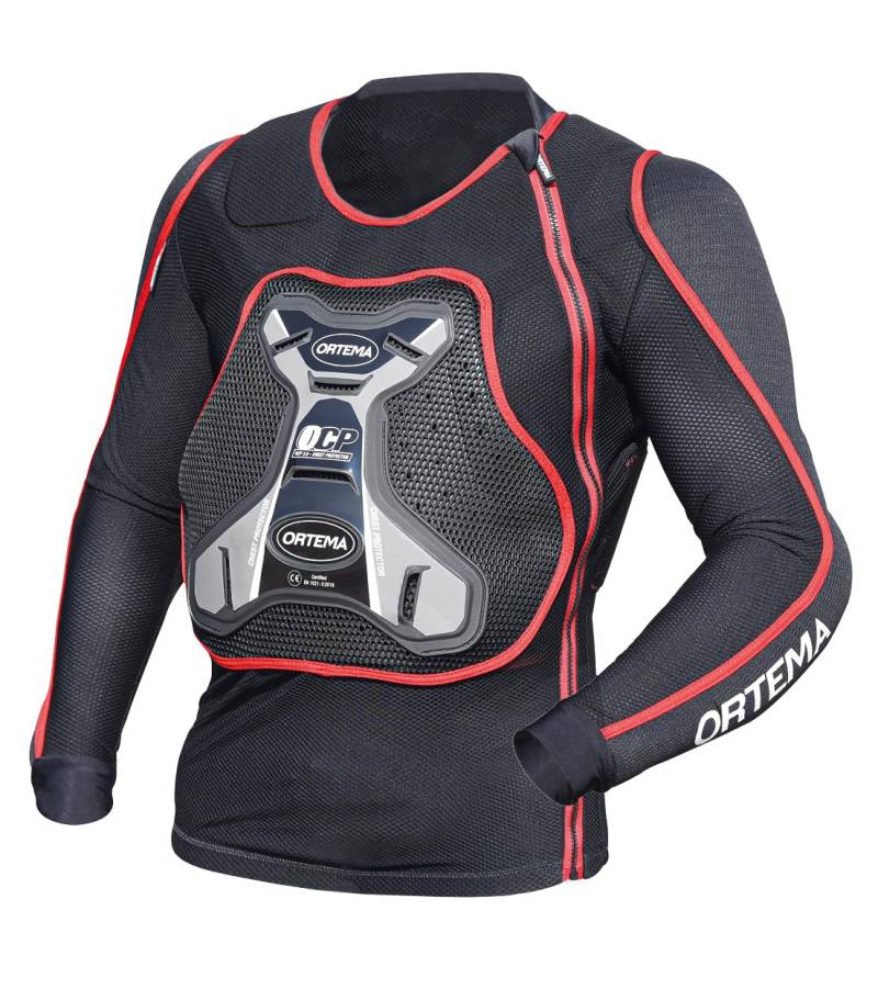 ORTEMA ORTHO-MAX Jacket DUO - Protektorenjacke für den optimalen Rundumschutz - Schützt die Wirbelsäule, Brust, Schultern und Ellenbogen - Motocross/Enduro (L) von ORTEMA