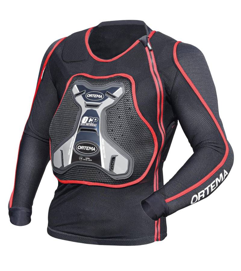 ORTEMA ORTHO-MAX Jacket DUO - Protektorenjacke für den optimalen Rundumschutz - Schützt die Wirbelsäule, Brust, Schultern und Ellenbogen - Motocross/Enduro (M) von ORTEMA