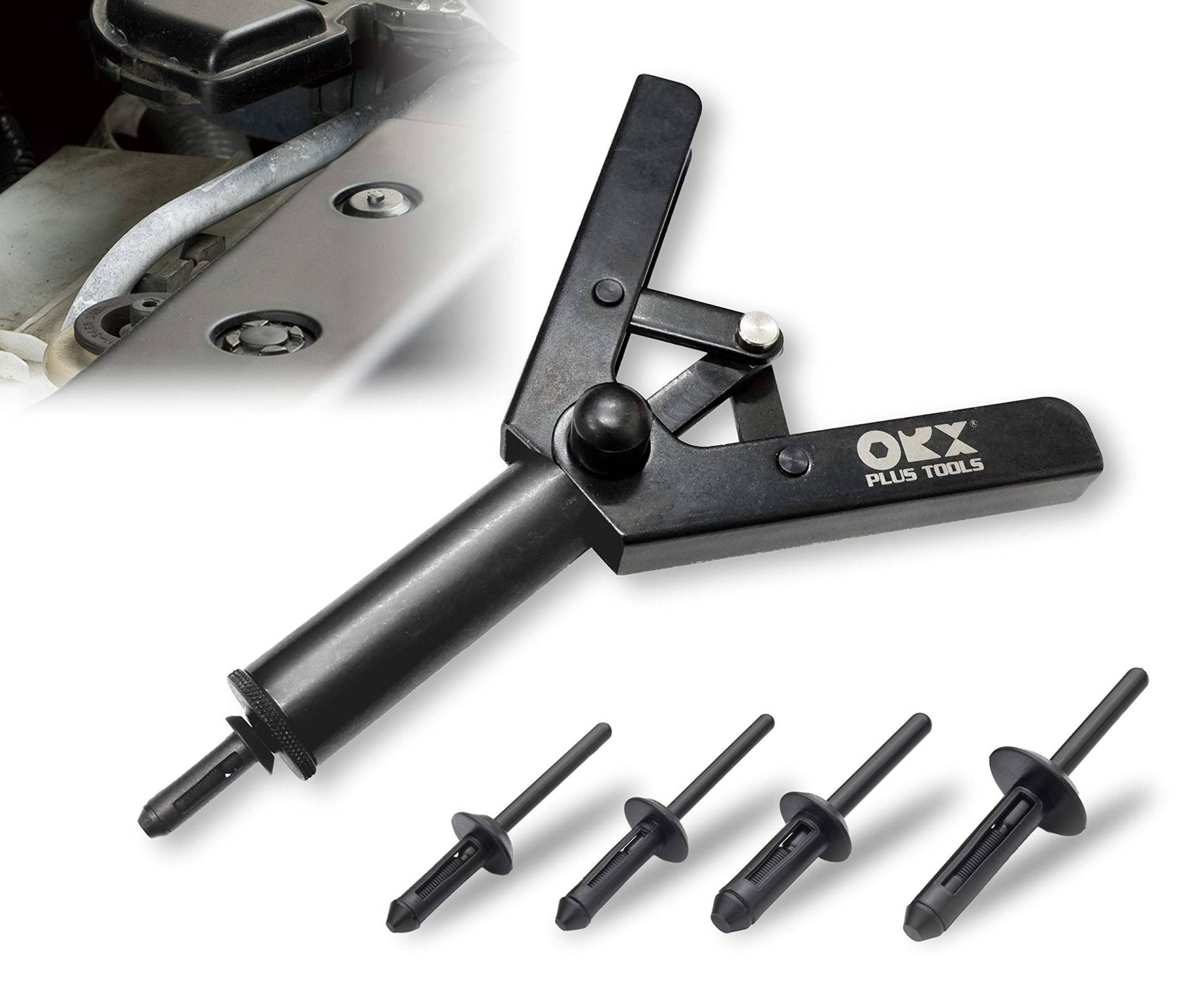 ORXPLUS Tools Kunststoff-Nietpistolen-Set, Einhandbedienung mit 40 Probennieten ORXPLUS Tools Kunststoff-Nietpistolen-Set, Einhandbedienung mit 40 Probennieten von ORX PLUS TOOLS
