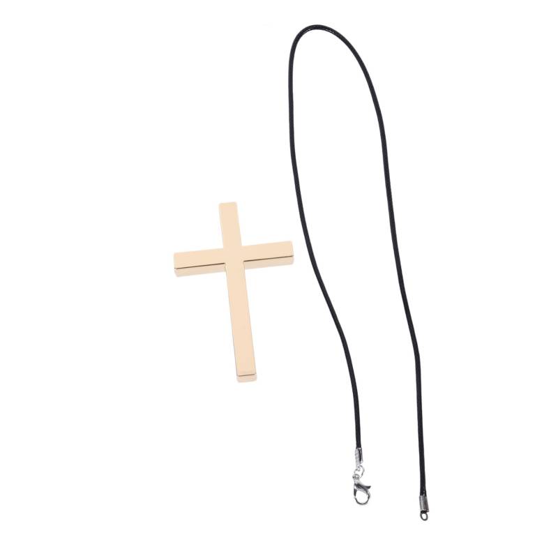 OSALADI 1Stück Alloy Cross Rearview Mirror Hanging Decor Stylish Car Interior Ornament For Faith Durable And Auto Accessory Present Choice For Personal Use von OSALADI