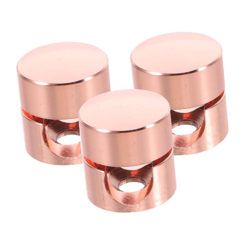 OSALADI 3 Stück Netzkabelfixiergerät Kabelbefestigung Kabelhalter Einfache Installation Stromkabel Fixierung Aufhängehaken Pendellichtungshaken Haken für Deckenleuchte Aluminium Rose Gold von OSALADI