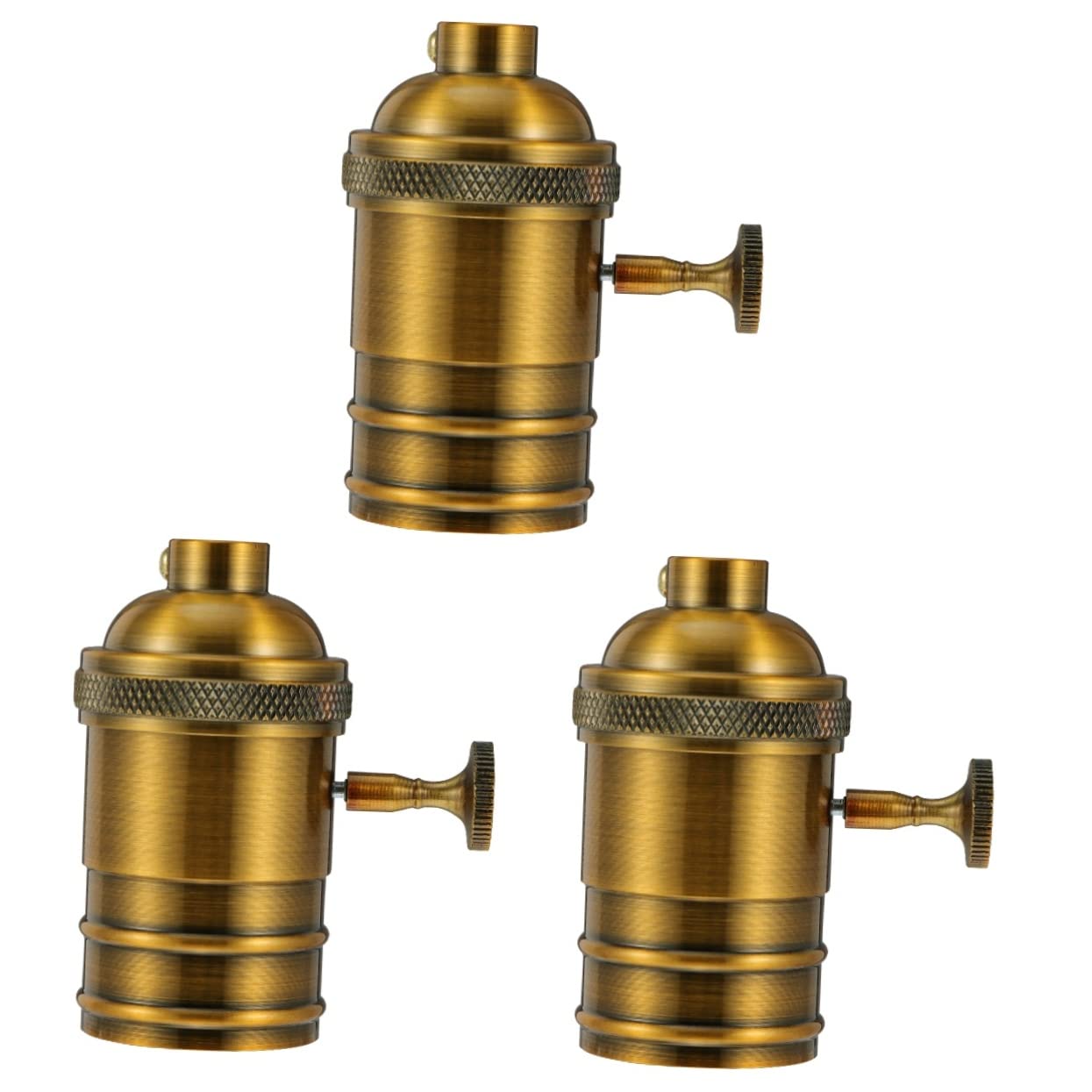 OSALADI 3st Retro-lampenfassung E27 Lampenfassung Lampenhalter Hängelampenfassung Hängende Lampenfassung Glühbirnenfassung Vintage-glühbirnen E27 Birne Lichthalter Halterung Kupfer Keramik OSALADI 3st Retro-lampenfassung E27 Lampenfassung Lampenhalter Hängelampenfassung Hängende Lampenfassung Glühbirnenfassung Vintage-glühbirnen E27 Birne Lichthalter Halterung Kupfer Keramik von OSALADI
