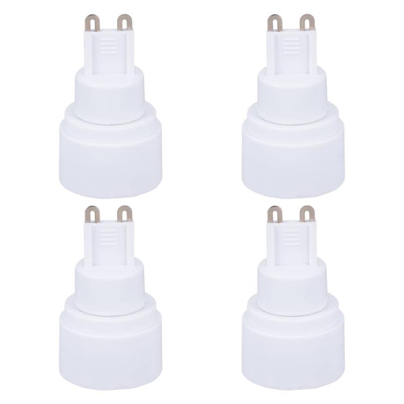OSALADI 4er Set G9 Zu E14 Lampensockel Adapter Hochwertiger LED Lampenfassung Konverter Für Glühlampen Und CFL Lampen 100 230V Hitzebeständig von OSALADI