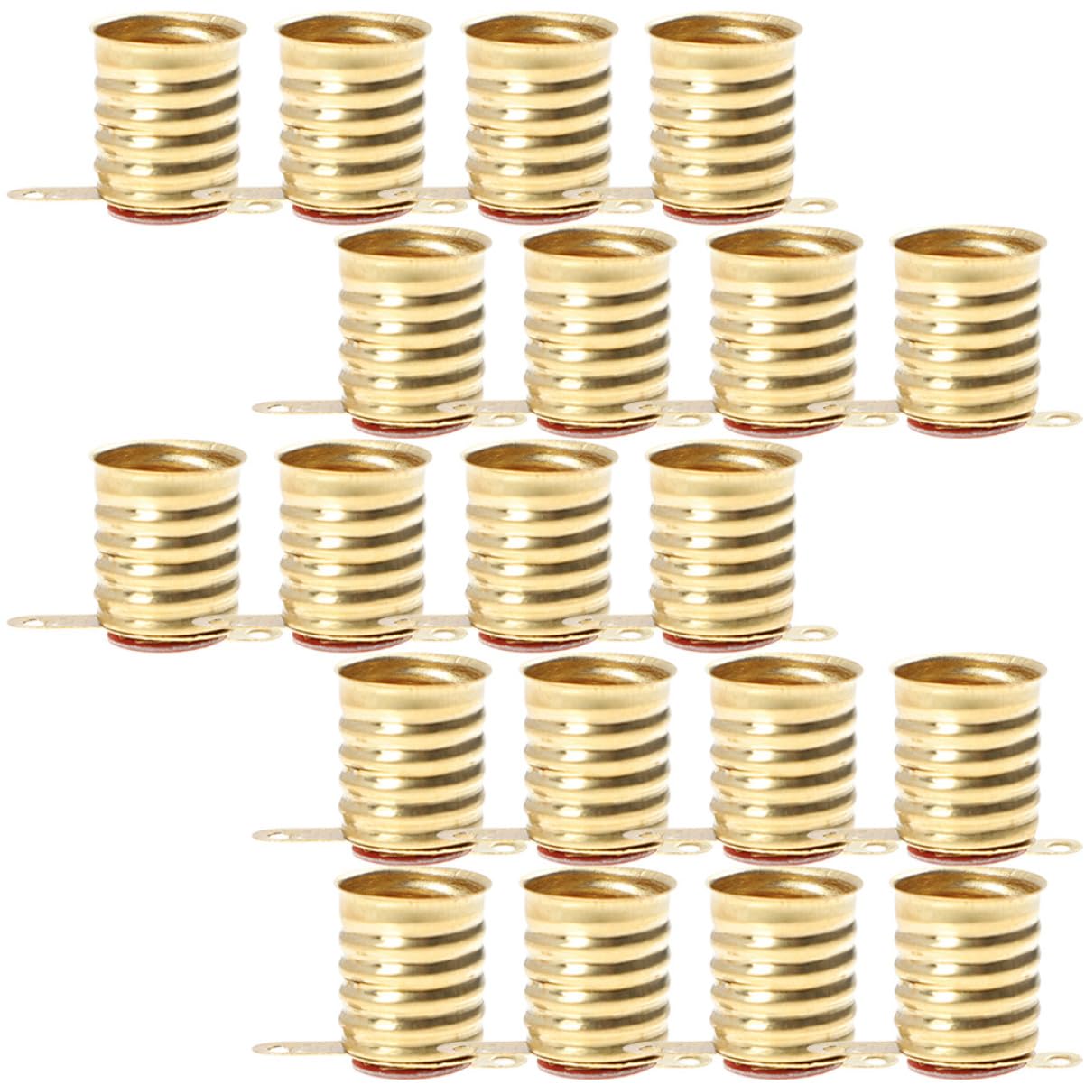 OSALADI Kupfermaterial 50 Stück Mini- -lampenfassung Schraubsockel Lampenadapter für Schaltkreise und Elektrische Prüfgeräte OSALADI Kupfermaterial 50 Stück Mini- -lampenfassung Schraubsockel Lampenadapter für Schaltkreise und Elektrische Prüfgeräte von OSALADI