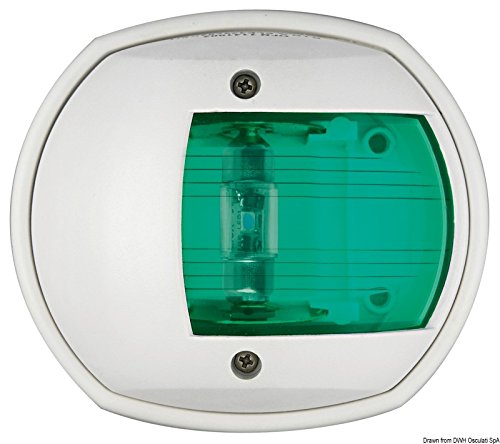 ORANGEMARINE Navigationslicht LED Compact weiß Steuerbord von OSCULATI