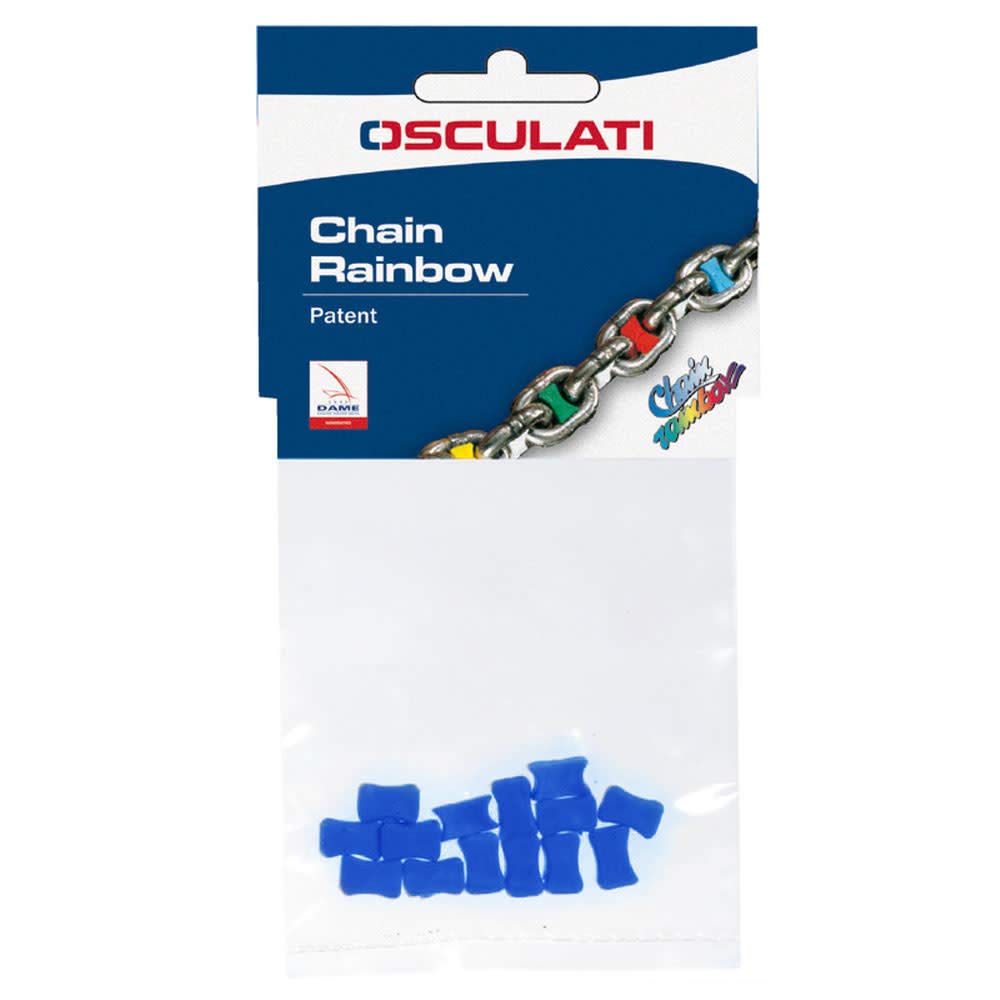 Osculati 01.500.10BL Chain Rainbow Kettenmarkierung, Blau, Größe 10 von OSCULATI
