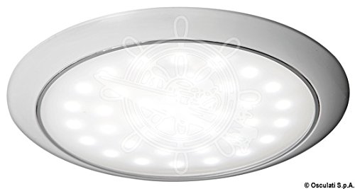Osculati Extra Flache LED-Leuchte weiße Blende 12/24 V 3 W von OSCULATI