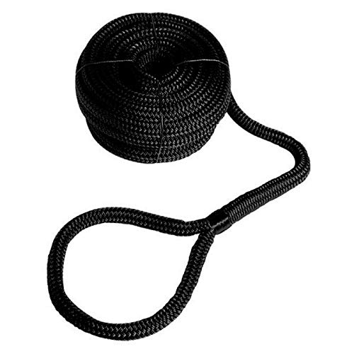 Osculati Festmacherleine mit Auge schwarz 20 mm x 12 m von OSCULATI