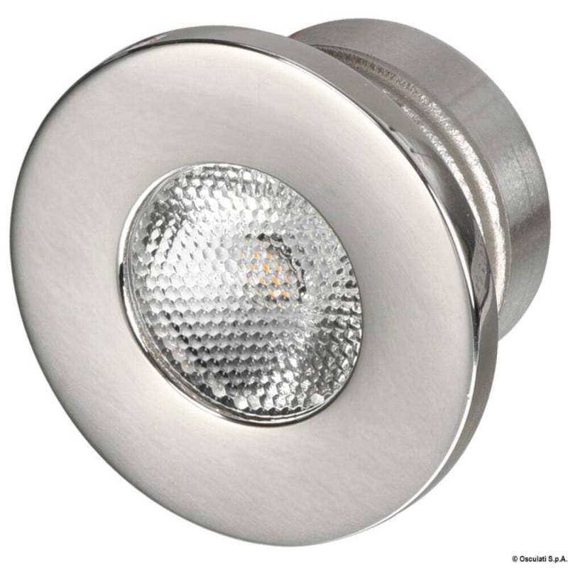 Osculati LED-Einbau-Orientierungslicht, weiß 12/24V 3W von OSCULATI