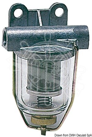 Osculati Treibstoffilter m. Schauglas 20/150 l/h von OSCULATI