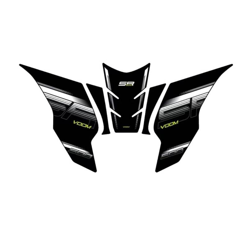 Motorrad-Tank-Aufkleber Kraftstoff Tank Pad Teile Pads Anti-Scratch Aufkleber Schutz Kits Für CFMOTO 500 SR VOOM Motorrad Seite Aufkleber Protector Kraftstoff Aufkleber von OSNFTXPED