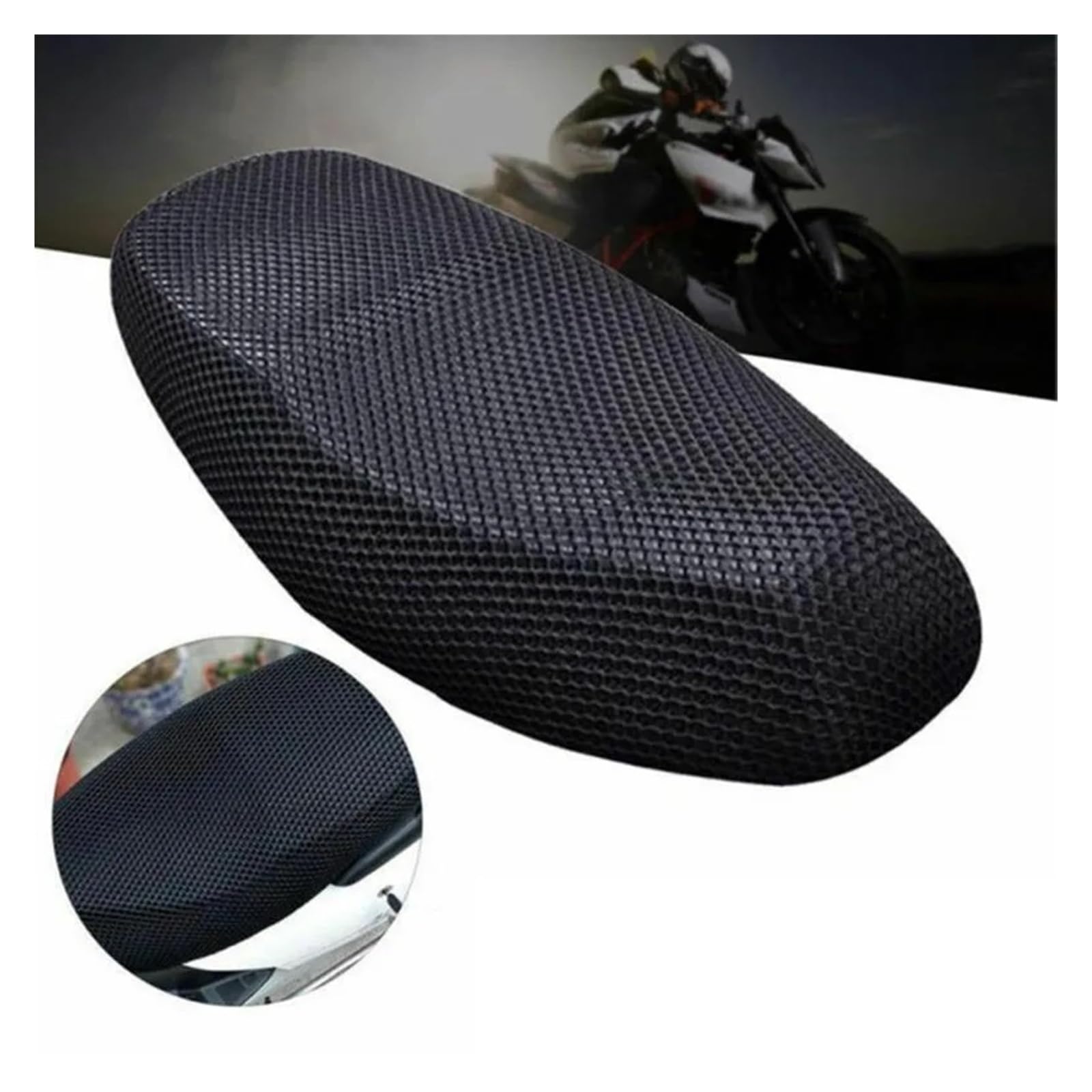 Motorräder Sitzpolster 3D Mesh Motorrad Moped Motorrad Roller Sitzbezüge Kissen Anti-Rutsch-Abdeckung Grid Schutzpolster Motorräder Sitzpolster 3D Mesh Motorrad Moped Motorrad Roller Sitzbezüge Kissen Anti-Rutsch-Abdeckung Grid Schutzpolster von OSNFTXPED