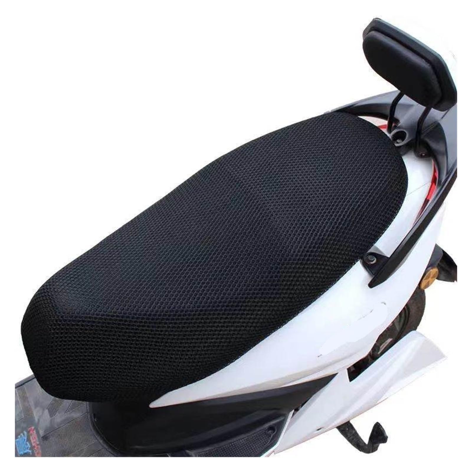 Motorräder Sitzpolster 3D Motorrad Mesh Net Sitz Abdeckung Atmungsaktive Protector Motorrad Roller Sitzbezüge Kissen Anti-Slip von OSNFTXPED