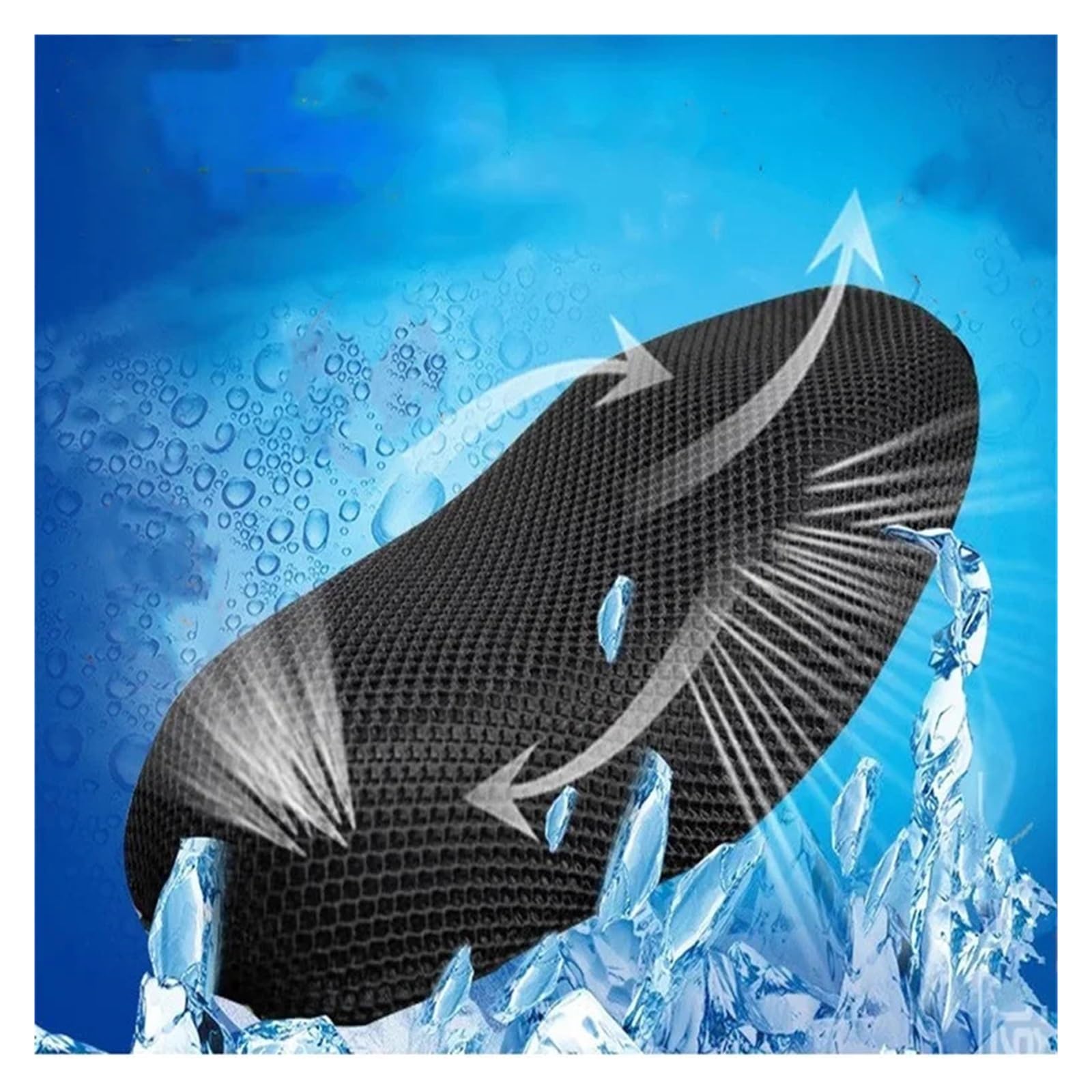 Motorräder Sitzpolster Für LONCIN VOGE 300DS Motorrad Honeycomb Sonnenschutz Sitzkissenbezug Verdickte Isolierung Atmungsaktiver Sitzbezug Motorräder Sitzpolster Für LONCIN VOGE 300DS Motorrad Honeycomb Sonnenschutz Sitzkissenbezug Verdickte Isolierung Atmungsaktiver Sitzbezug von OSNFTXPED