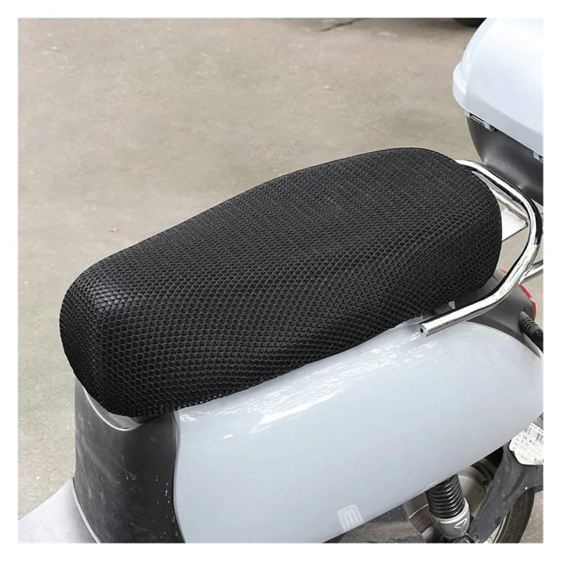 Motorräder Sitzpolster Motorrad 3D Mesh Stoff Anti-Rutsch-Pad Sitz Sitzbezug Sonnenschutz Sommer Atmungsaktive Kissen Netzbezug von OSNFTXPED